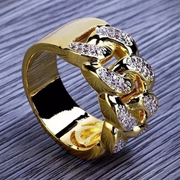 NEW CHAIN SHAPED RING - Picture 3 of 4